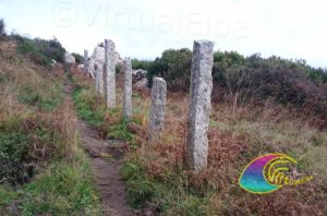 Weg nach Castancoli, Trekkingroute durch die Granitstraßen