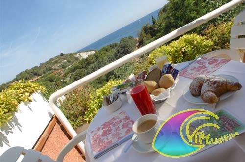 Terrazza con vista mare Hotel Acquamarina
