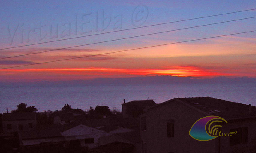 Sonnenuntergang in Pomonte