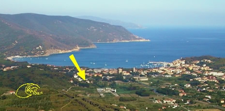 Marina di Campo Posizione Appartamenti Casa Dini