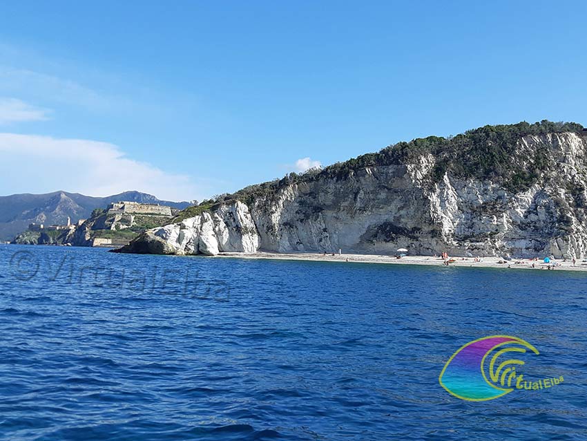 Capo Bianco Strand Festung Falcone