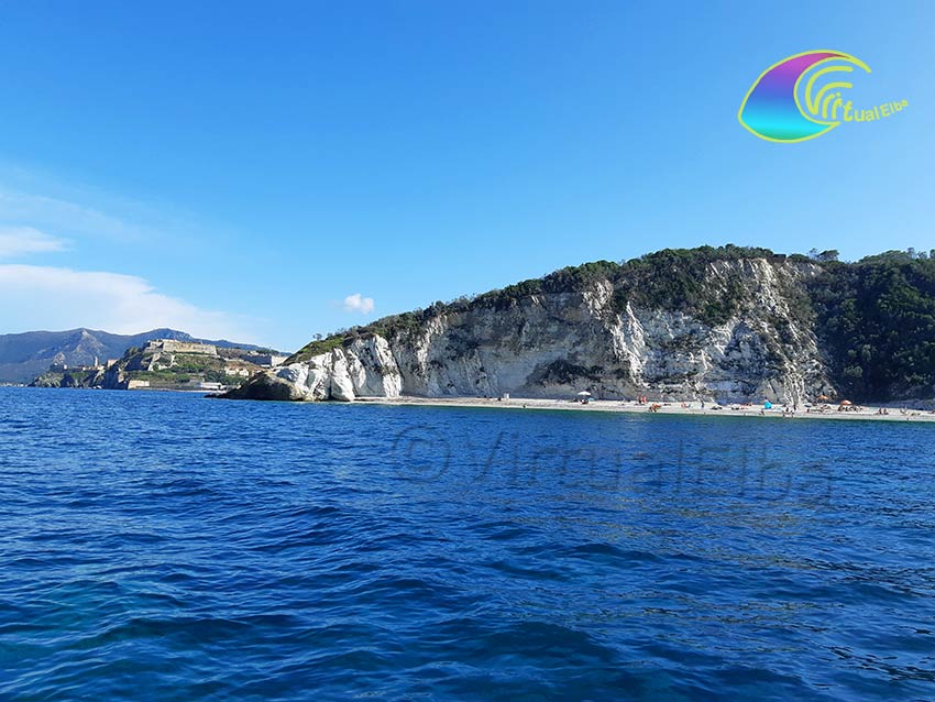 Capo Bianco Strand Festung Falcone