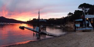 Sonnenuntergang am Guardiola und seine schönen Farben