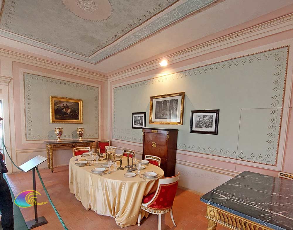 Esszimmer Villa dei Mulini Elba Napoleon