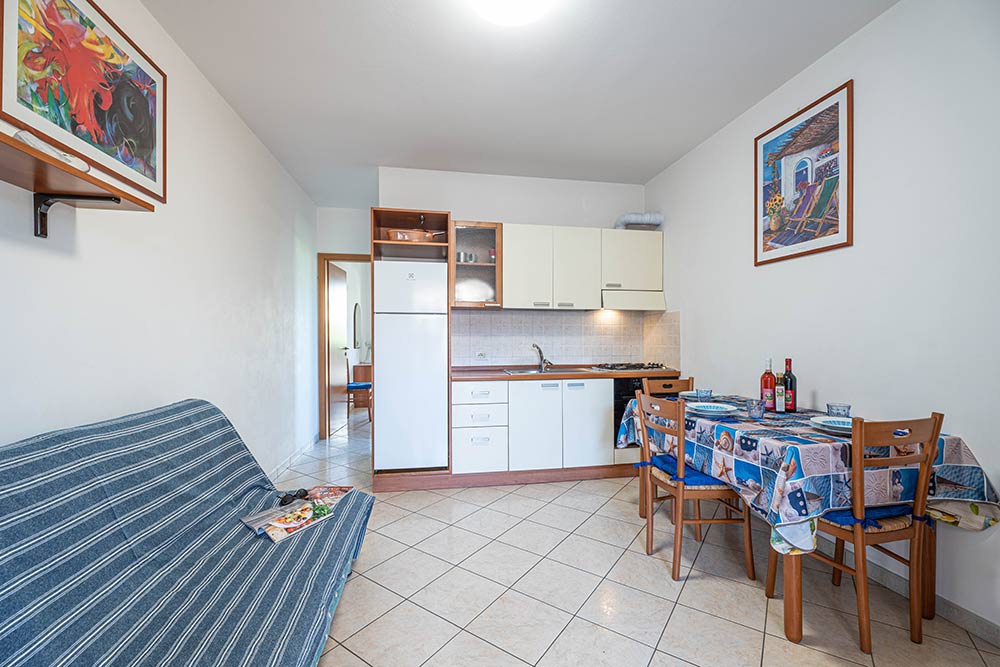 Cucina Casa Dini Appartamenti a Marina di Campo