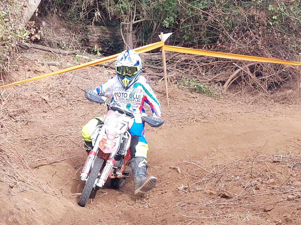 Pierini Giacomo - Tuscan Championship Mini Enduro 2023 - Wettbewerb auf der Insel Elba im Jahr 2023 abgehalten